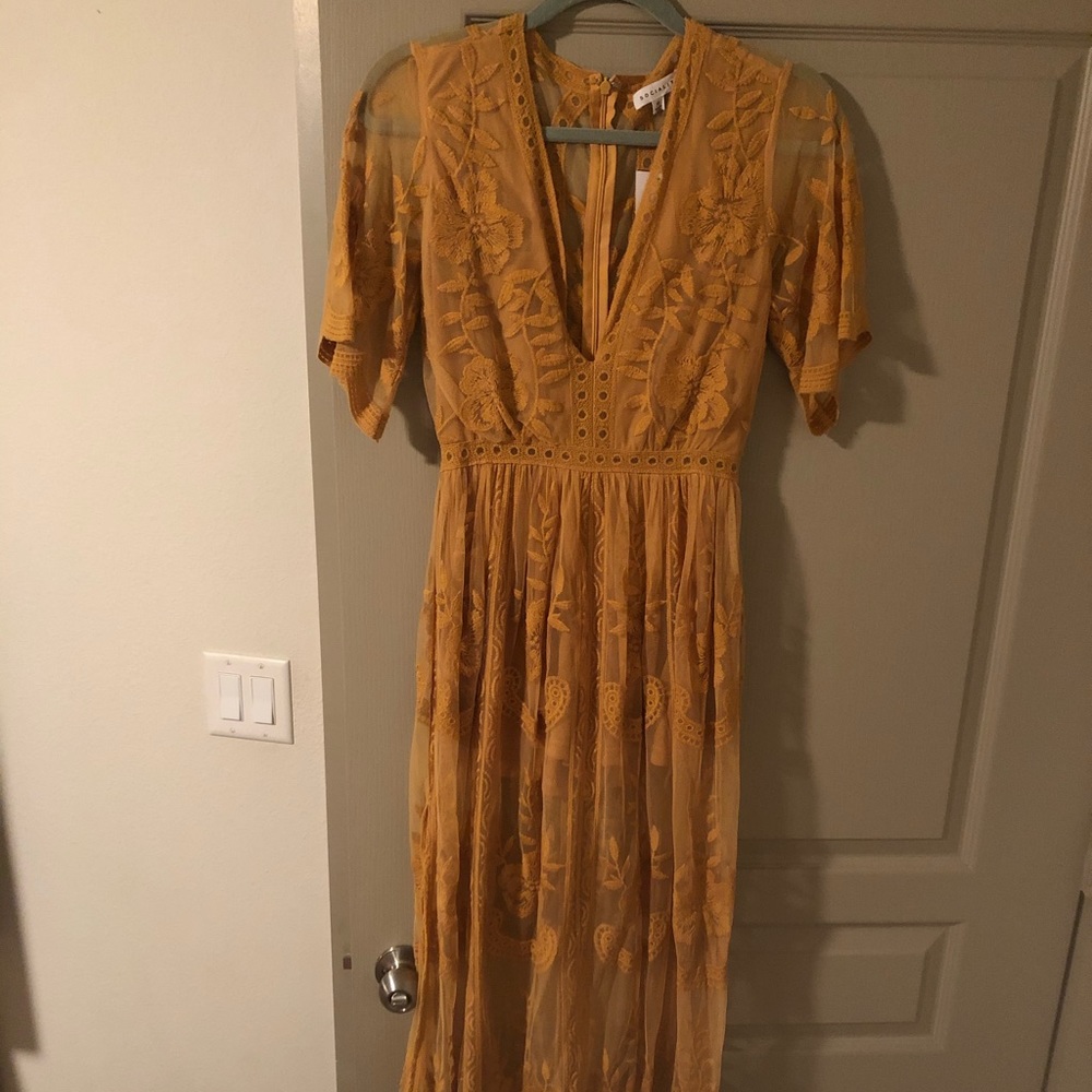 Socialite mustard dress